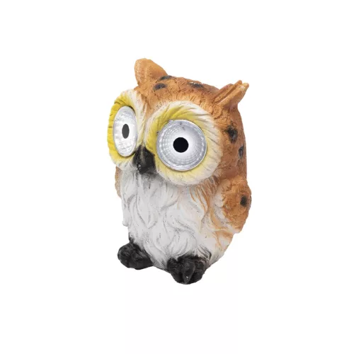 Home MX670 napelemes kerti kisállatok lámpa, 2 db melegfehér LED, akkumulátor, műgyanta és műanyag, 12db/display