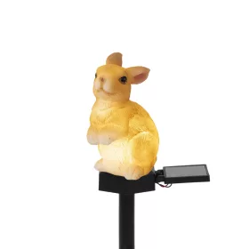   Home MX671N napelemes kerti nyúl lámpa, 1 db melegfehér LED, akkumulátor, műgyanta, leszúrható