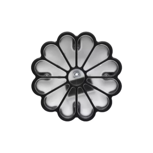 HOME MX674 napelemes kerti lámpa, tappancs, virág, 12db/display, 1db melegfehér LED, cserélhető akkumulátor