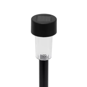   Home MX842 napelemes kerti lámpa, 1 db melegfehér LED, akkumulátor, fekete műanyag, 24db-os szett