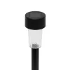Home MX842 napelemes kerti lámpa, 1 db hidegfehér LED, akkumulátor, fekete műanyag, 24db-os szett