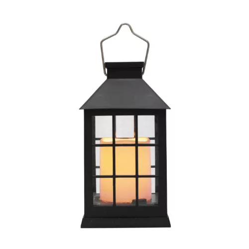 Home MXLTN1 napelemes lámpás, 1db melegfehér LED, valósághű lángeffekt, akkumulátor, 6db-os display