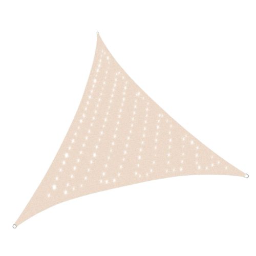 Home MXNV3 napvitorla, 140 LED, napelem, 8 program, IP44, polietilén HDPE, 1 x 1,2 V AA NiMH 1000 mAh akkumulátor, tartozék rögzítők, kül- és beltéri