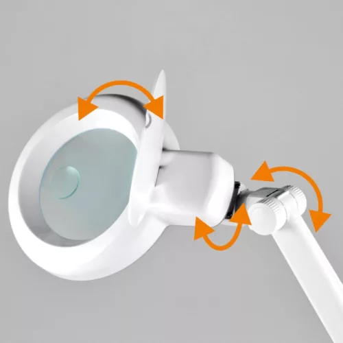 Home NKL 022 LED nagyítós lámpa, 12 W, 450 lm, 3 dioptria nagyítás, 12 dioptria másodlagos lencse