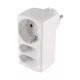 Home NV 131/WH hálózati elosztó, 3 aljzat, 2 EURO aljzat, 1 védőérintkezős aljzat (max. 3680W), fehér