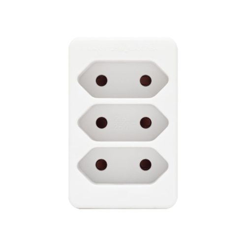 Home NV 23/WH hálózati elosztó, 3 EURO aljzat gyermekvédelemmel ellátva, max. 3 x 500 W, fehér