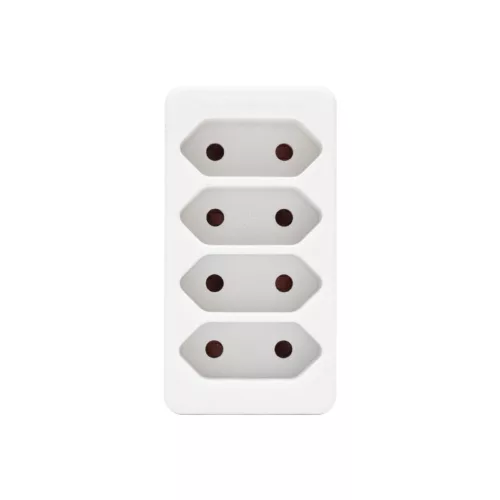 Home NV 24/WH hálózati elosztó, 4 EURO aljzat gyermekvédelemmel ellátva, max. 4 x 500 W, fehér