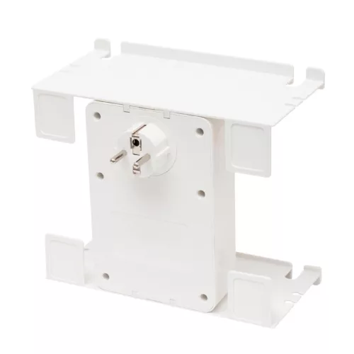 Home NV 4 USB tálcás USB-s elosztó, 4 földelt aljzat, 4 USB aljzat össz 2,4A, elforgatható csatlakozódugó, max.3680W