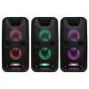 SAL PAR 2200BT hordozható party hangdoboz, 120 W, BT, FM rádió, AUX, MP3 felvétel, automatikus gyorstöltés