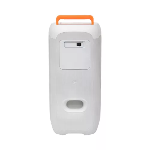 SAL PAR216WH party hangfal, 60 W, 2-utas bassz-reflex, 3 hangszóró, Bluetooth, MP3, digitális kijelző, LED fényeffekt, mikrofonnal