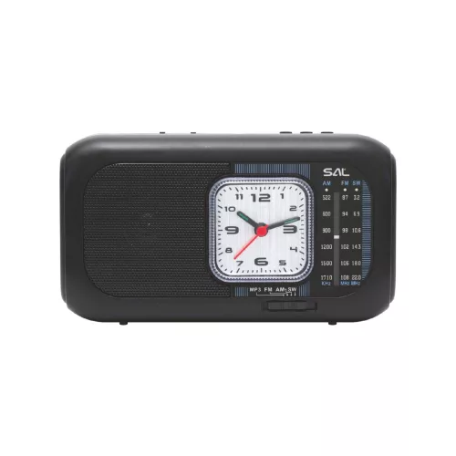 SAL RPH3 napelemes rádió és multimédia lejátszó, hibrid töltés, 3 sávos, napelemes, Bluetooth, cserélhető akkumulátor