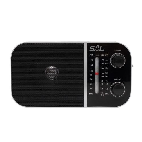 SAL RPR 8 táskarádió, AC/DC, 3 sávos AM-FM-SW rádió, AUX