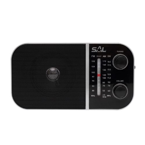 SAL RPR 8 táskarádió, AC/DC, 3 sávos AM-FM-SW rádió, AUX