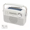 SAL RPR9 napelemes rádió multimédia lejátszóval, FM-AM-SW rádió, Bluetooth, USB és microSD csatlakozás, beépített akkumulátor