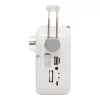 SAL RPR9 napelemes rádió multimédia lejátszóval, FM-AM-SW rádió, Bluetooth, USB és microSD csatlakozás, beépített akkumulátor