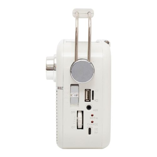 SAL RPR9 napelemes rádió multimédia lejátszóval, FM-AM-SW rádió, Bluetooth, USB és microSD csatlakozás, beépített akkumulátor