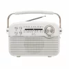 SAL RPR9 napelemes rádió multimédia lejátszóval, FM-AM-SW rádió, Bluetooth, USB és microSD csatlakozás, beépített akkumulátor