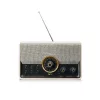 SAL RRT 6B retro táskarádió, multimédia lejátszó, 6 in 1, BT, USB, MicroSD, AUX, FM rádió, kihangosító, beépített mikrofon