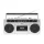 SAL RRTBRONX sztereó kazettás rádiós magnó, Bluetooth, USB, microSD, MP3, multi-felvétel és archiválás, 3-sávos rádió