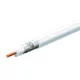 Home S 6TSP/WH koax kábel, 75 Ohm, PVC és PE szigetelés, réz bevonatú acél ér, alumínium + PET fólia 96 szál aluharisnya, 100m, fehér