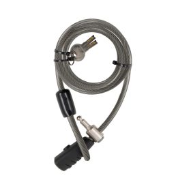   STANLEY S741-159 családi kulcskábeles kerékpár zár, 3 kulcsos, 2400 mm hosszúság