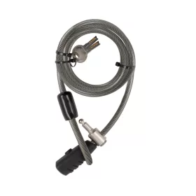   STANLEY S741-159 családi kulcskábeles kerékpár zár, 3 kulcsos, 2400 mm hosszúság