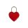 STANLEY S742-065 szív alakú lakat, 40 mm, számkombinációs, piros