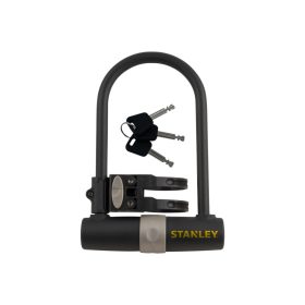   STANLEY S755-201 kerékpár zár, U-alakú, 3 kulcsos, 247 mm hosszúság