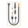 SAL SAAP6 Intelligens, automata pumpa, digitális légkompresszor telefon USB vésztöltővel, LED lámpával, vezeték nélküli, tölthető, ajándék tárolózsákkal
