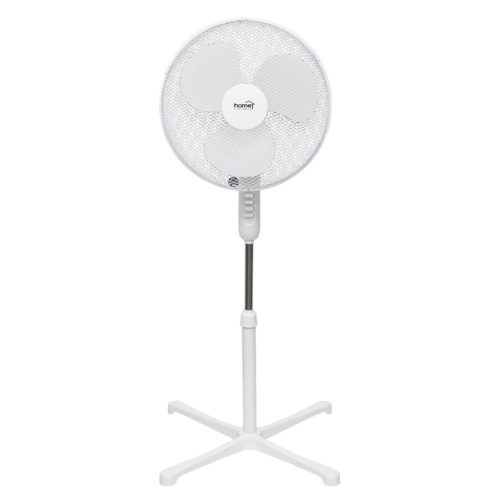 HOME SF42WH álló ventilátor, 45 W teljesítmény, 3 fokozat, oszcillálás, 40 cm-es lapátátmérő, fehér színű