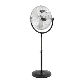   HOME SFI45H álló fém ventilátor, 110 W, 45 cm-es lapátátmérő, állítható magasság, 3 fokozat, fém lapát