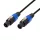 SAL SPEAKON15 hangfalkábel, Speakon dugó / Speakon dugó, 15 méter, 7.2mm, 2x1.5mm2, réz kábel