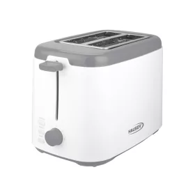   HAUSER T-242 kenyérpirító, 800 W, 2 szeletes, automata szeletkidobás, fokozatmentes pirítás, fehér/szürke színű