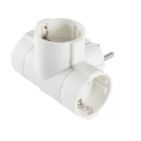   Home TPF-36 földelt hálózati T" elosztó, 3 db földelt aljzat, 250 V~, max. 16 A, max. 3680 W"