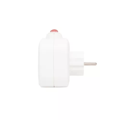 Home TPF 3K földelt hálózati T" elosztó, 3 db földelt aljzat, 3 kapcsoló"