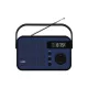 HAUSER TR-9206PLL digitális AM/FM táskarádió, max. 1,2 W RMS, bluetooth, LED kijelző, USB/microSD, AUX, óra/ébresztés, elemes és hálózati tápellátás
