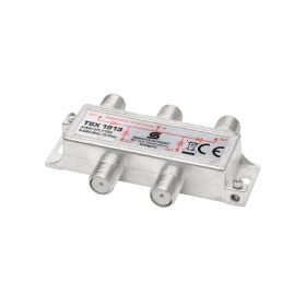   Home TSX 1913 F elosztó, HQ professzionális minőség, 75 Ohm, IP44, cink-ötvözet konstrukció, 5-2400 MHz, 4 utas, 1 bemenet, 4 kimenet