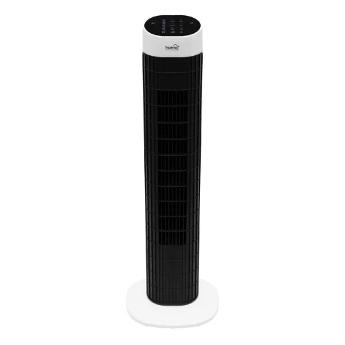 Home TWFR100B oszlopventilátor, 45 W, 3 sebességfokozat, távirányító, kikapcsolás időzítés, oszcillálás, nagy méretű kijelző