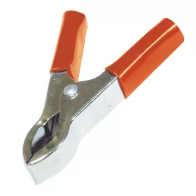   Home VBC 30/RD akkumulátorcsipesz, 30 A, szigetelt, forrasztható, 12 V, 75 mm, piros