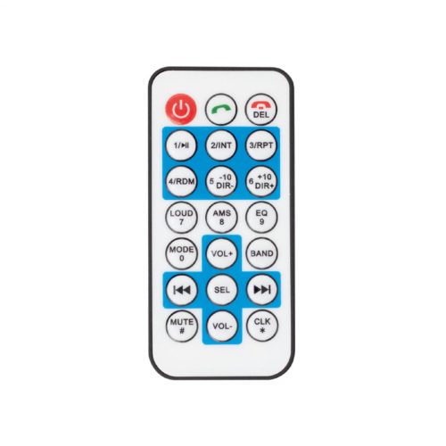 SAL VBT 1100/BL autórádió, 4 x 45 W, 4 RCA, FM, BT, USB, SD, AUX, kék LED kijelző és gombok