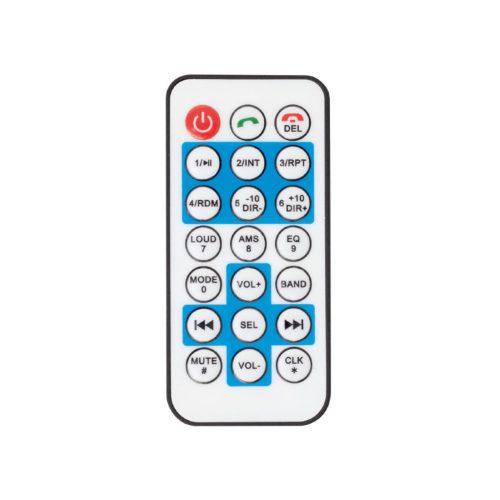 SAL VBT 1100/BL autórádió, 4 x 45 W, 4 RCA, FM, BT, USB, SD, AUX, kék LED kijelző és gombok