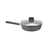 Zilan ZLN0874 Spotty Chef magasfalú serpenyő fedővel, 24 cm, 2,4 literes, tapadásmentes bevonat
