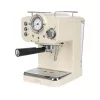 Zilan ZLN2992 retró eszpresszó kávéfőző, 1100 W, 15 bar, 1,25 liter kapacitás, tejhabosító, bézs