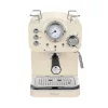Zilan ZLN2992 retró eszpresszó kávéfőző, 1100 W, 15 bar, 1,25 liter kapacitás, tejhabosító, bézs