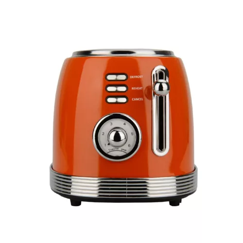 Zilan ZLN7040 retró kenyérpirító, 850 W, 6 fokozat, 2 szeletes, STOP funkció, piros