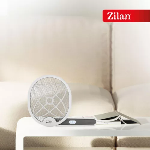 Zilan ZLN7088 3 in 1 elektromos légycsapó, 3 W, kézi /asztali / fali felhasználás, akkumulátoros tápellátás, 40 m² hatókörzet
