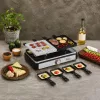 Zilan ZLN8863 raclette grill, 1500 W, 2 az 1-ben, alumínium sütőlap, tapadásmentes bevonat, hőfokszabályozó, kiegészítők
