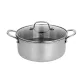 Zilan ZLN9648 Hexachef lábas fedővel, 24 cm, 4,3 liter, 3 rétegű, hatszögletű hibrid tapadásmentes belső