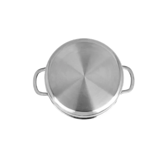 Zilan ZLN9648 Hexachef lábas fedővel, 24 cm, 4,3 liter, 3 rétegű, hatszögletű hibrid tapadásmentes belső