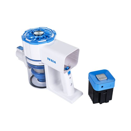 HASZNÁLT - TESLA PureStar E40 rúdporszívó, 1L portartály, 35 perc üzemidő, LED világítás